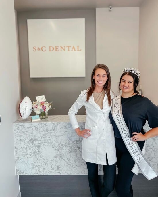 Dentist Dr. Bri with Miss Central Scottsdale in Scottsdale, AZ